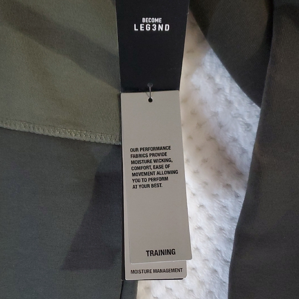 Men's Olive Colorblock Hoodie - Picture 7 of 12